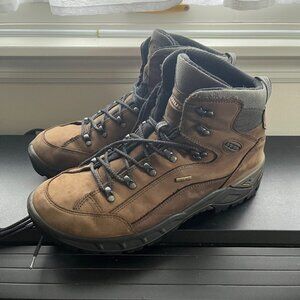 Lowa Renegade GTX Mid Gore-Tex Vibram Brown Leather Hiking Boots Men's 12